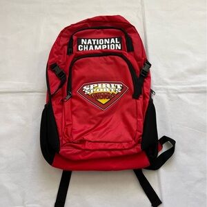 BACKPACK Varsity National Champion Spirit Sports Red like new cheerleader